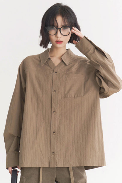 Museum Gravity Top Loose Women's Spring Peplum 2025