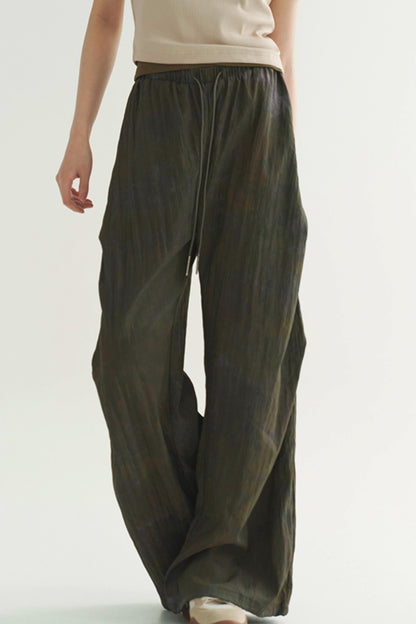 drape Pleated casual pants