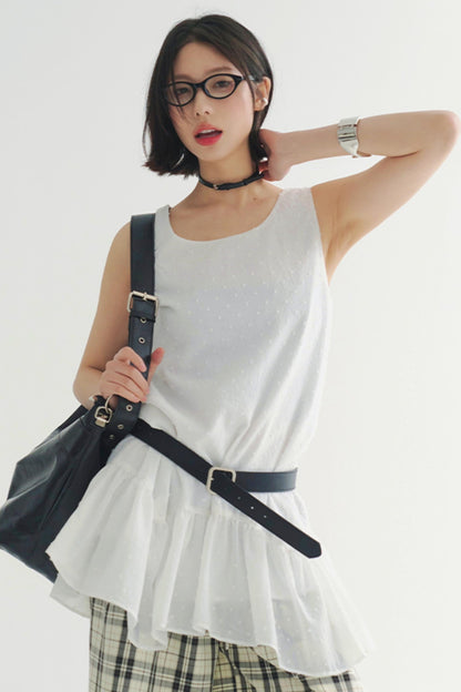 Sleeveless Dress Flowey Lightweight