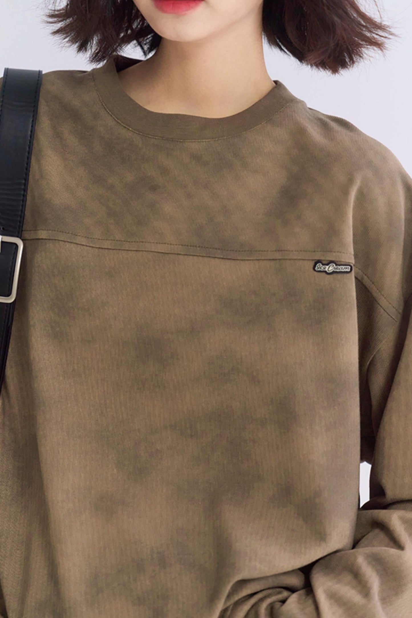 Long Fit Sleeve Loose T-Shirt