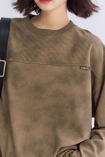 Long Fit Sleeve Loose T-Shirt