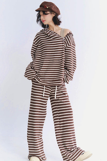 set-up Hooded and pants sweater
