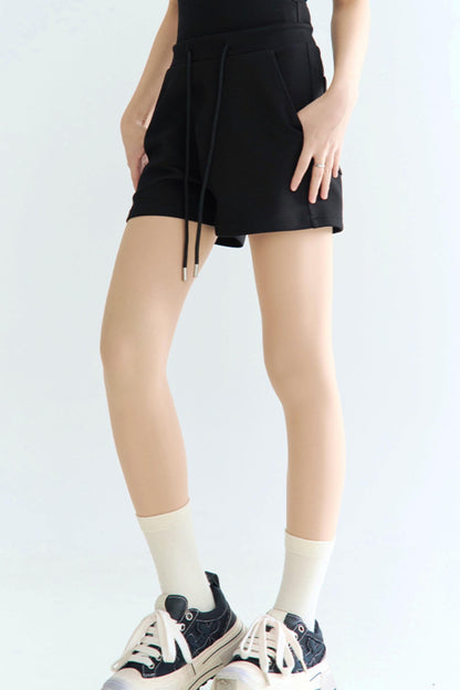high-waisted shorts