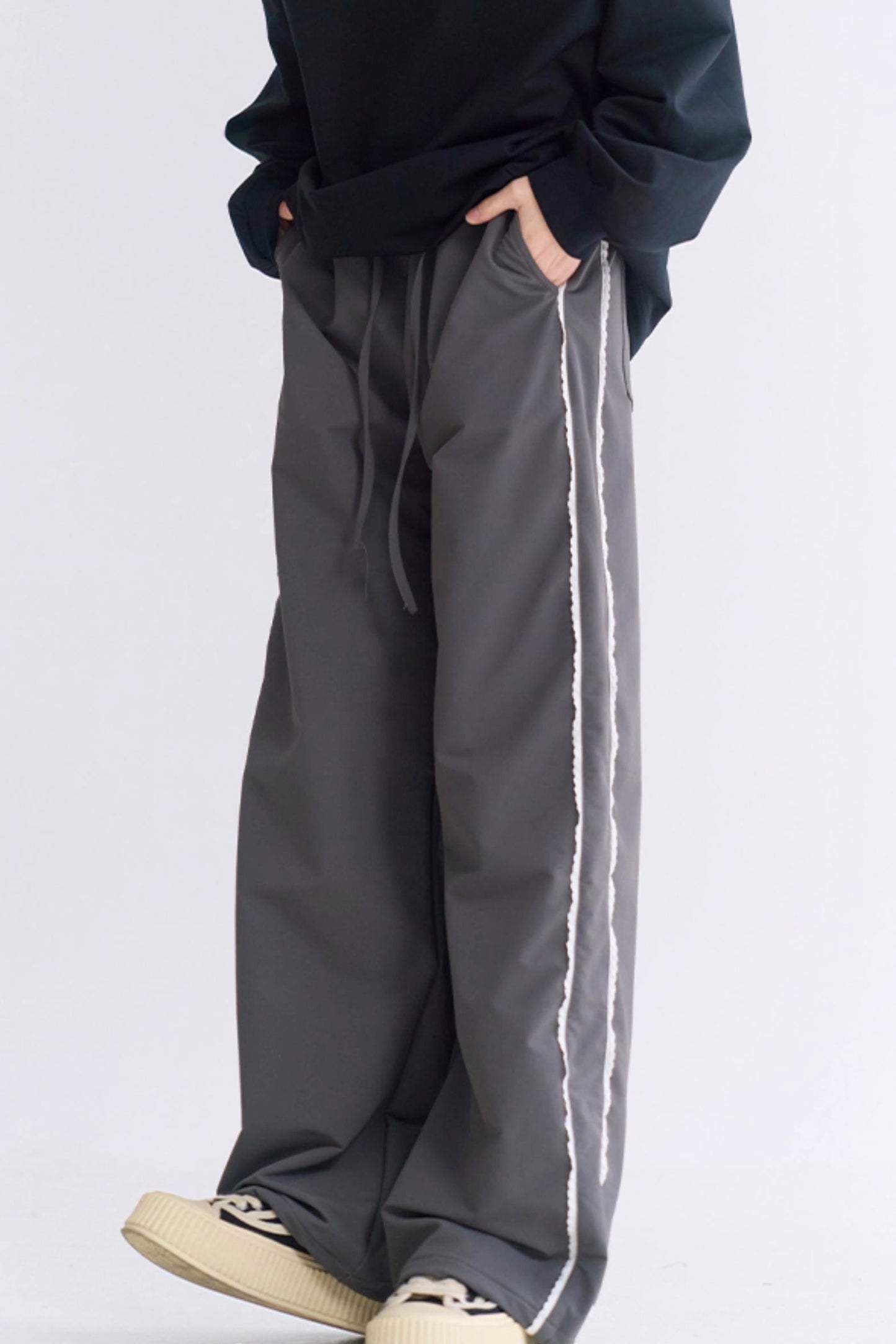 lace style Sporty casual pants