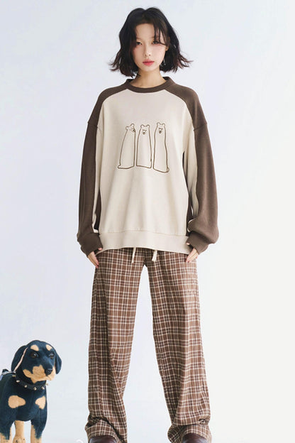 check loose-fitting pants