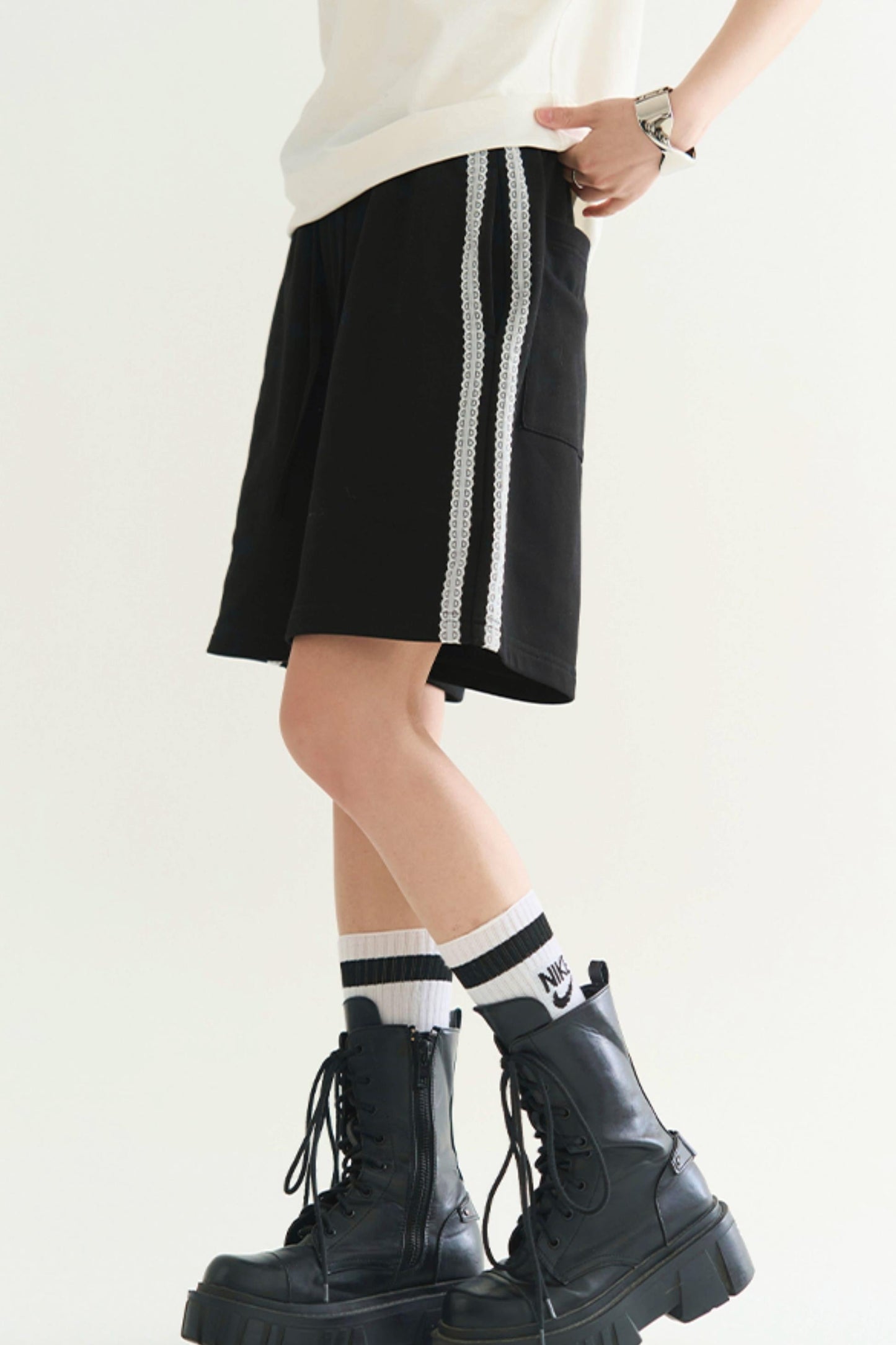 Fit Relaxed Patchwork Pants