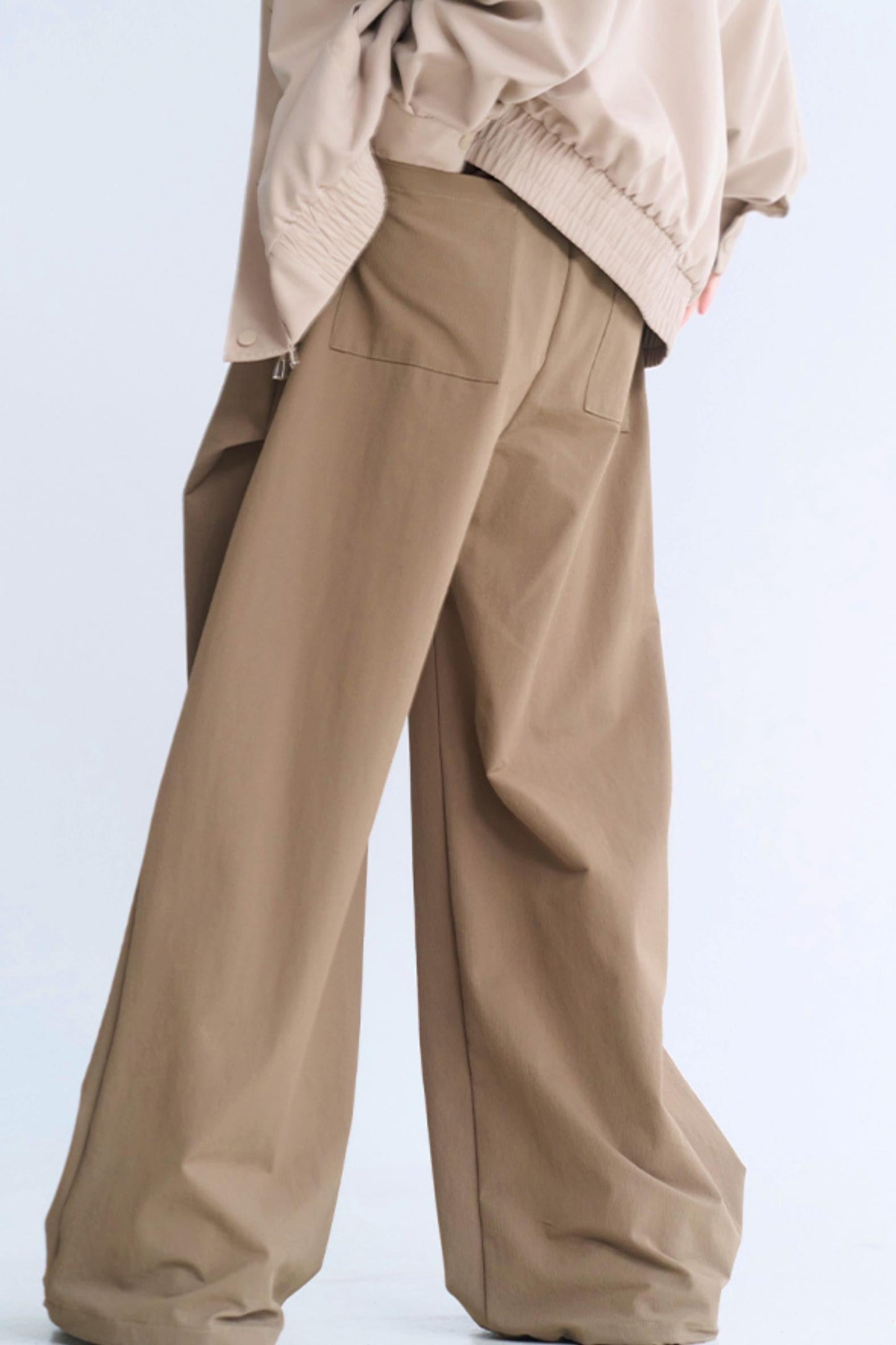 Minimalist casual pants wide-leg
