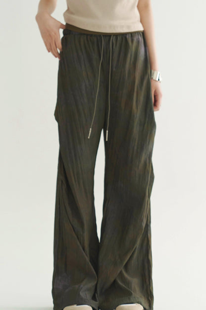 drape Pleated casual pants