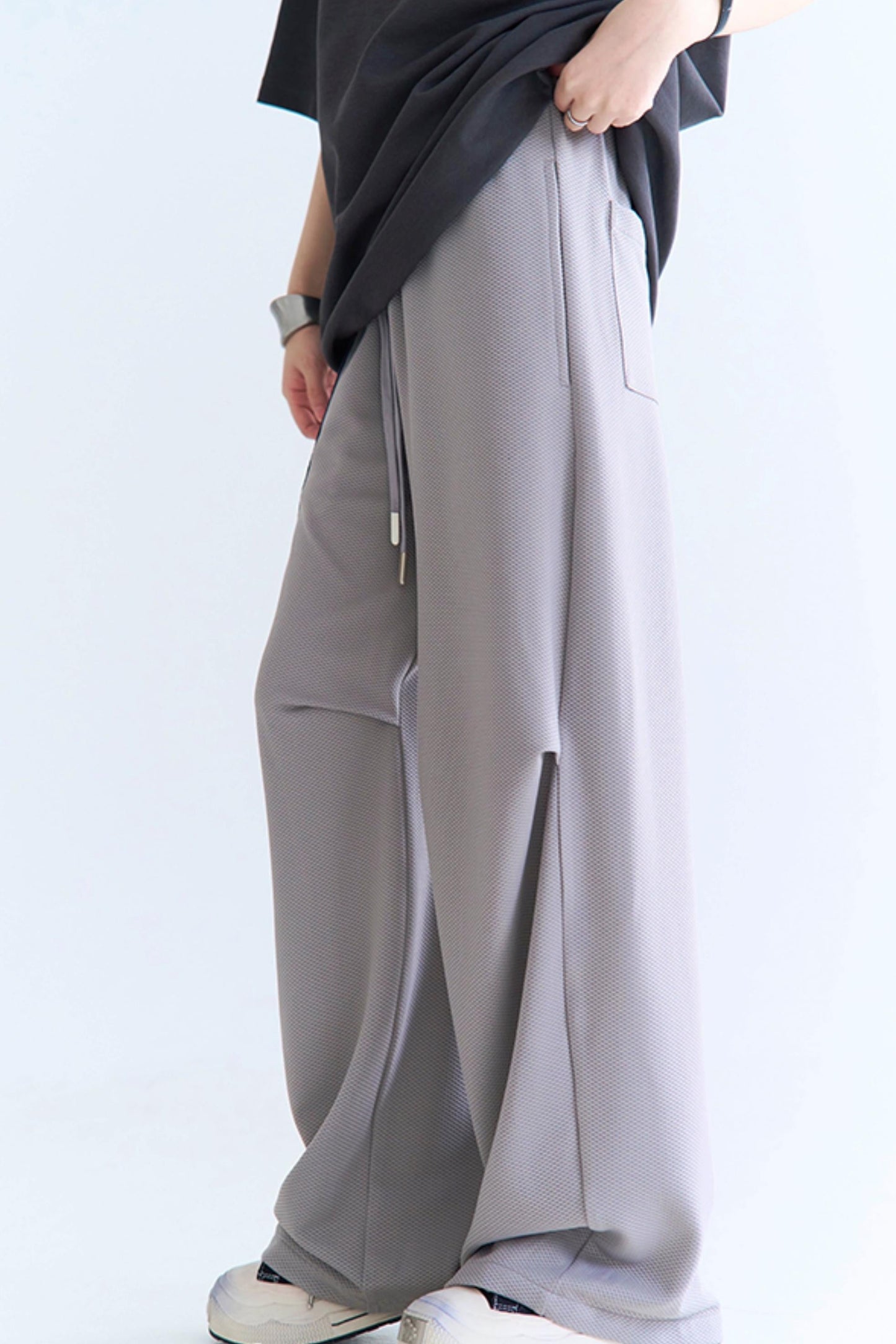 Crash Leg Pants Wide Color