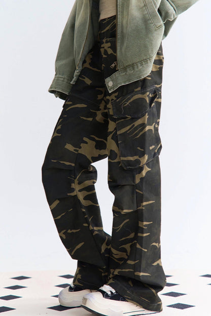 fit pants camouflage Relaxed
