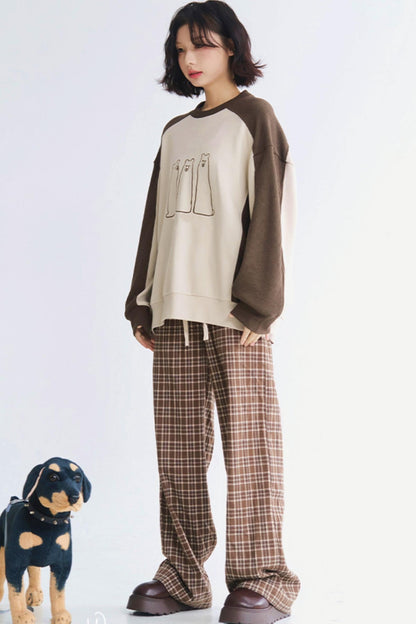 check loose-fitting pants