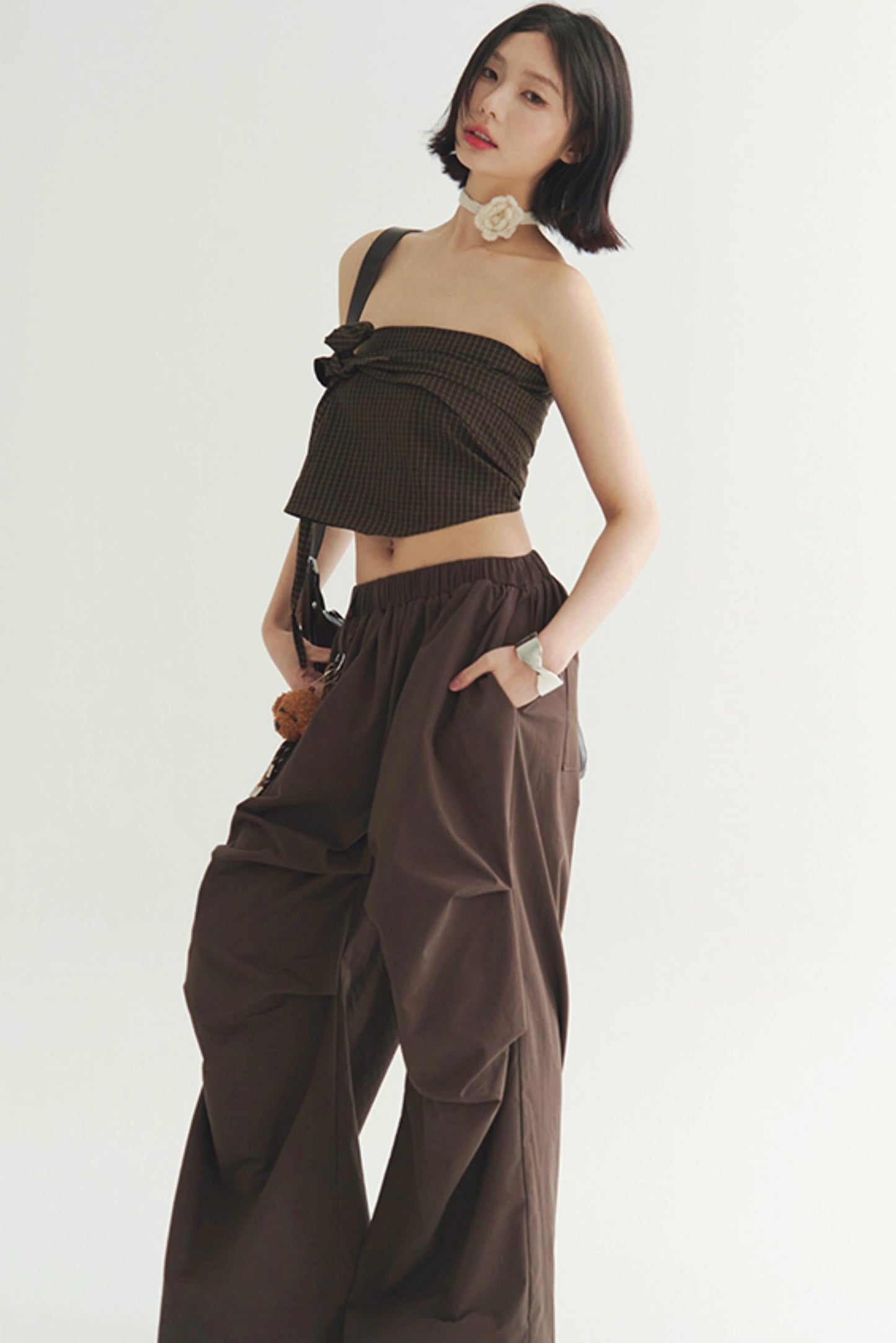 Elegant Pants Trouser Wide Pleated