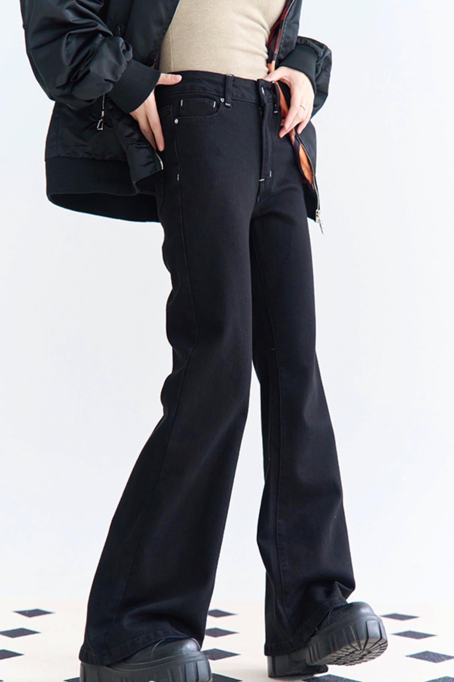 Slim Jeans Flare Micro