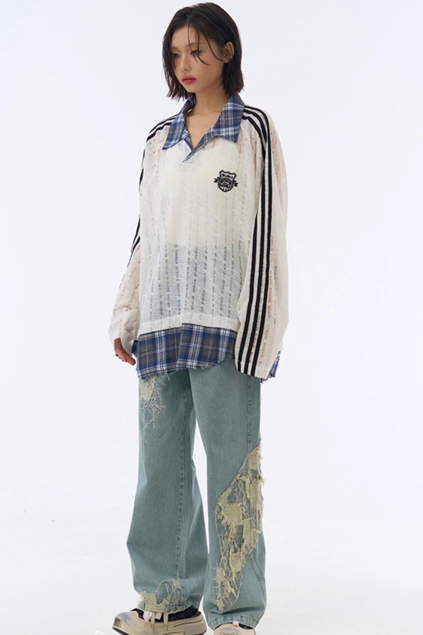 Plaid Sweatshirt