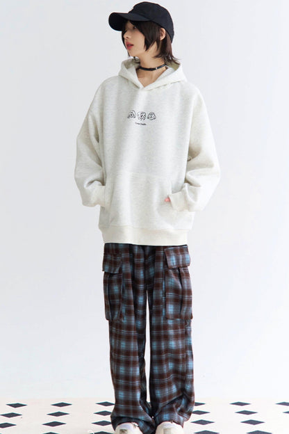 Print Sweatshirt Hooded Puppy
