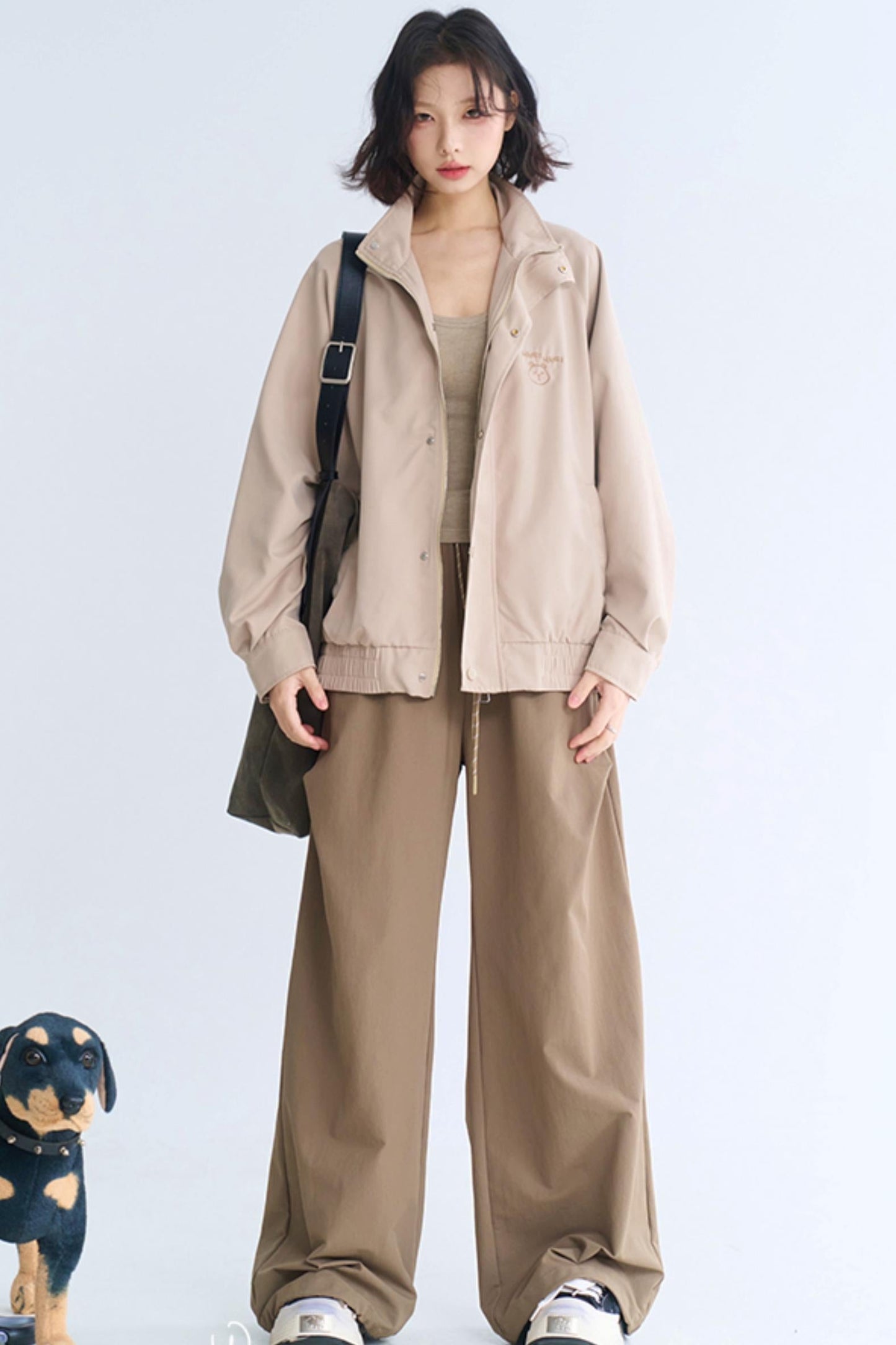 Minimalist casual pants wide-leg