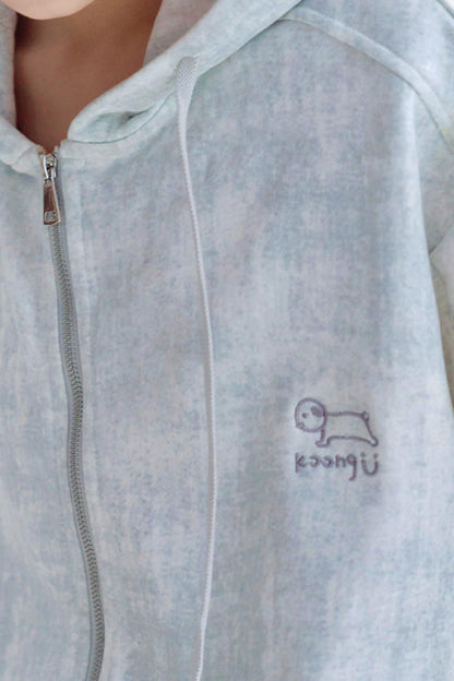 Cardigan Fit Relaxed Hoodie Setup
