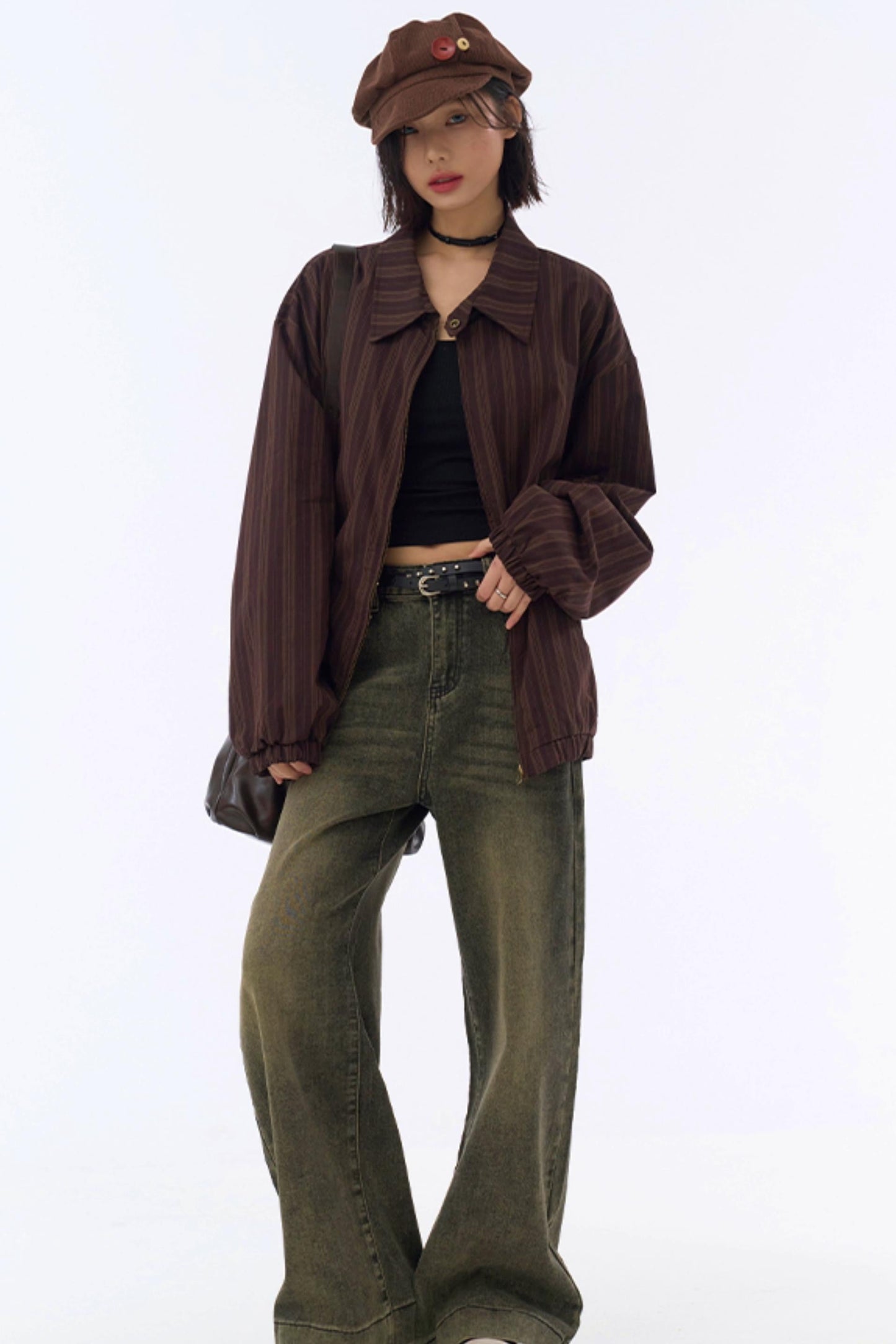 Jacke gestreift Vintage