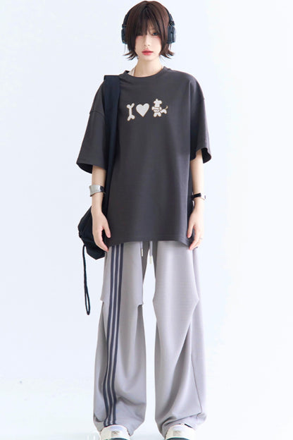 Crash Leg Pants Wide Color