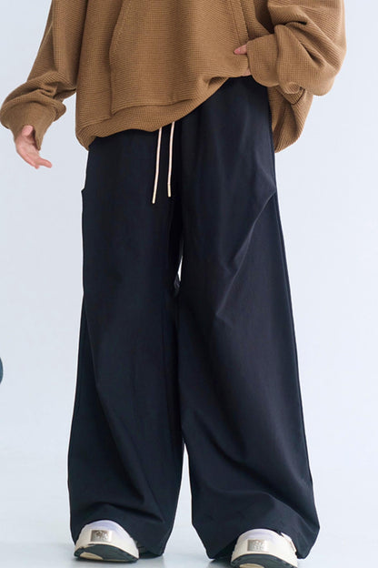 Minimalist casual pants wide-leg