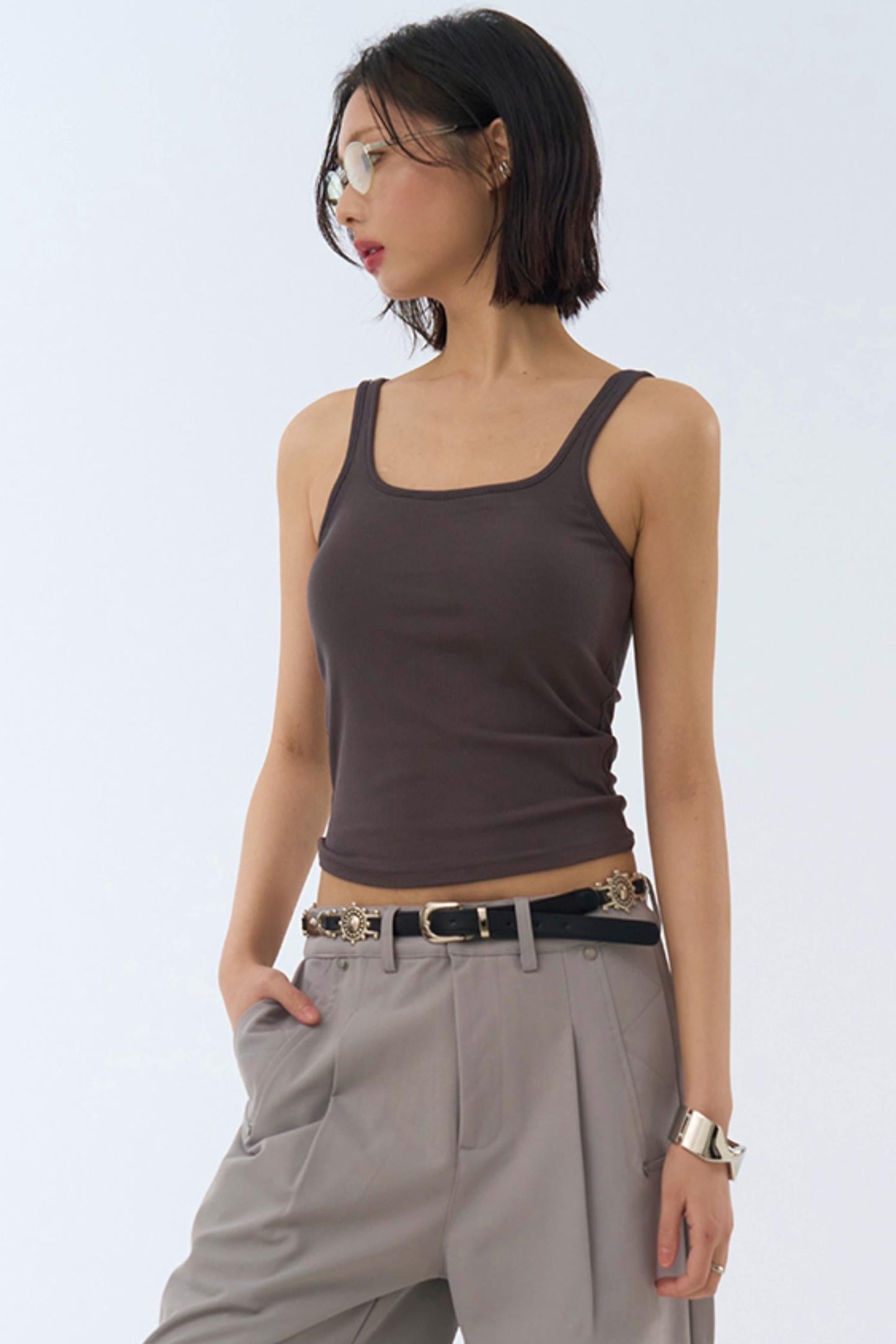 Top Tank Slim-cut Stretch