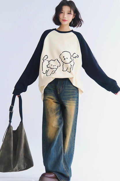 Printed Crush Sweater