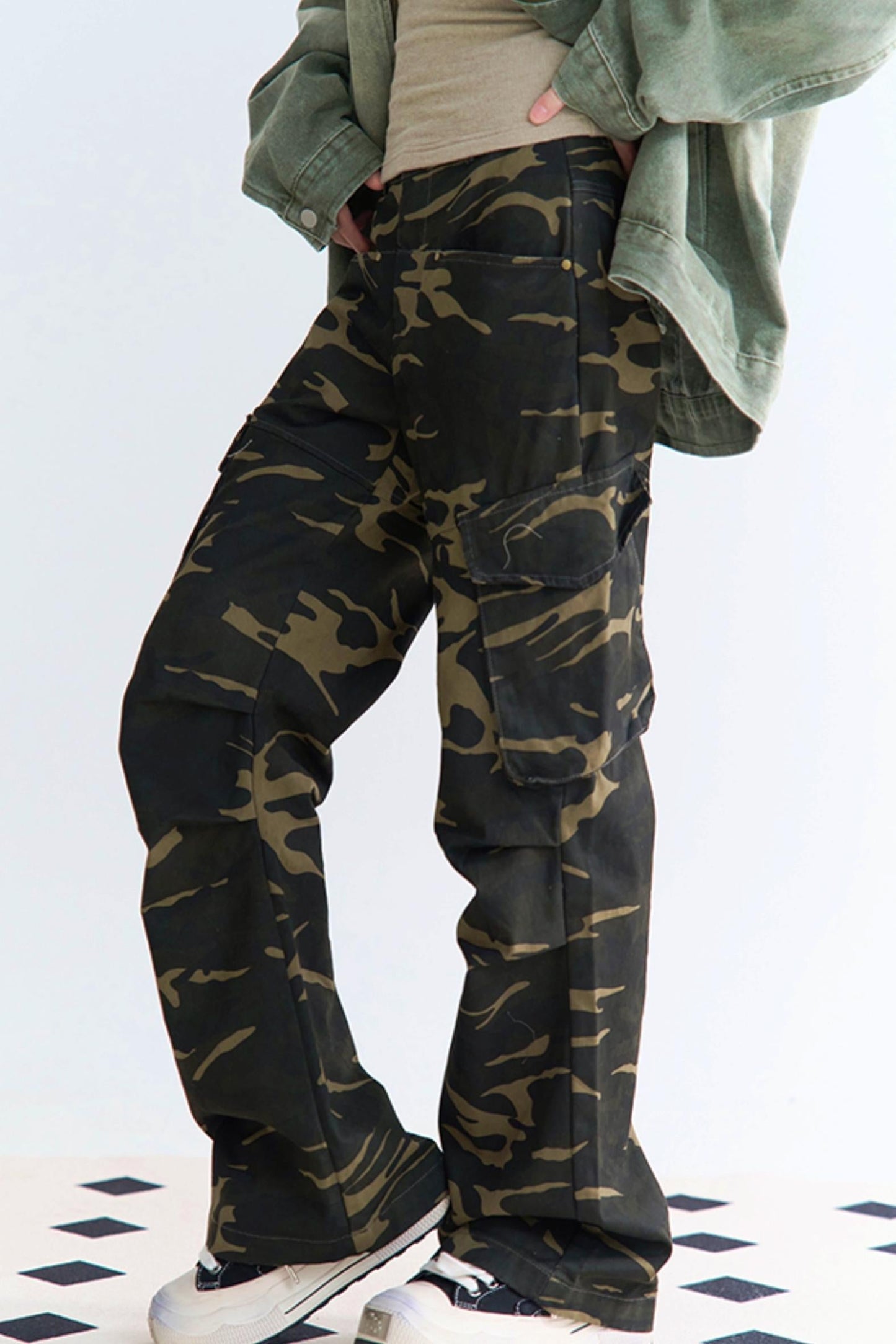 fit pants camouflage Relaxed