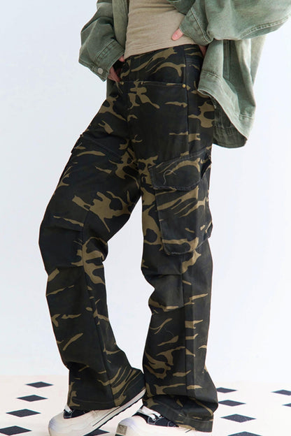 fit pants camouflage Relaxed
