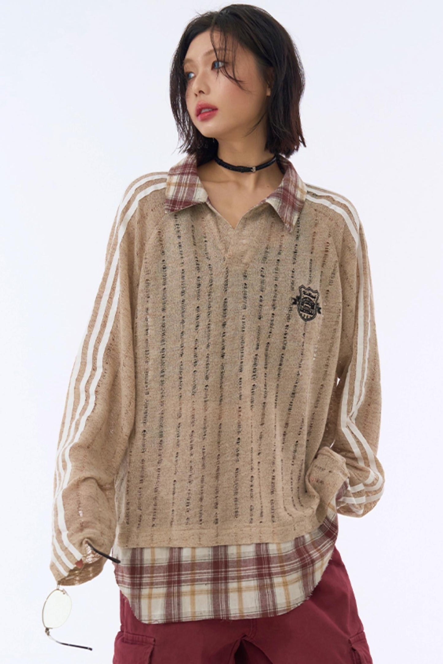 Plaid Sweatshirt