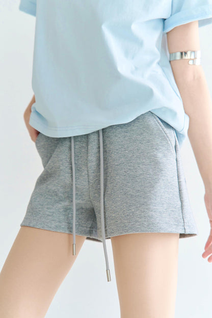 high-waisted shorts