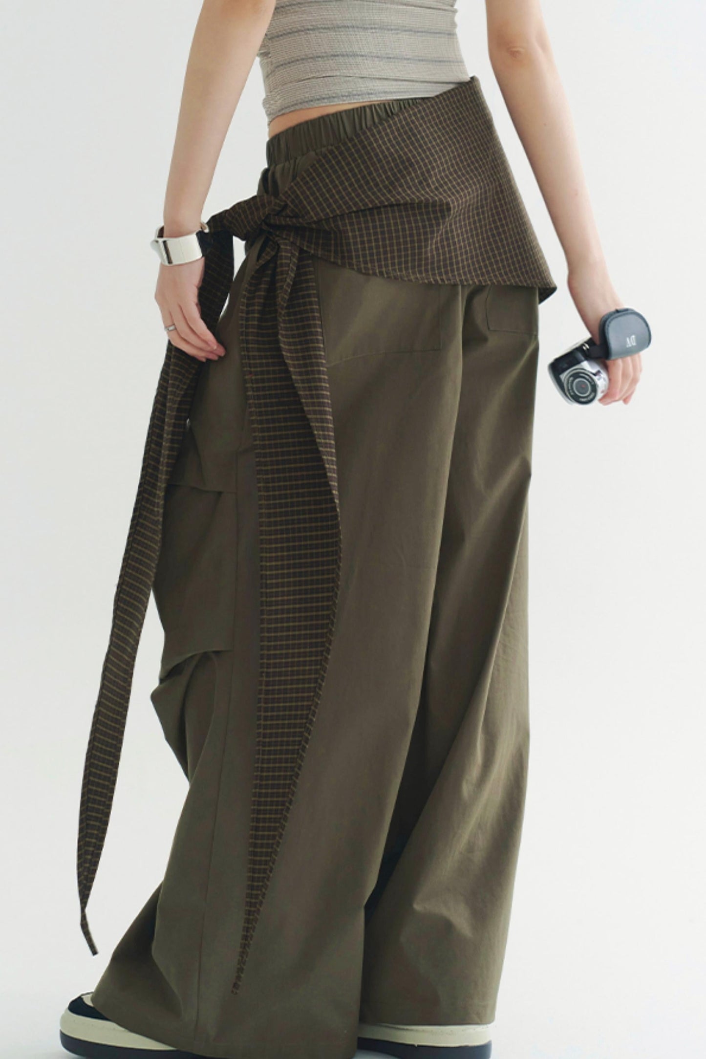 Elegant Pants Trouser Wide Pleated