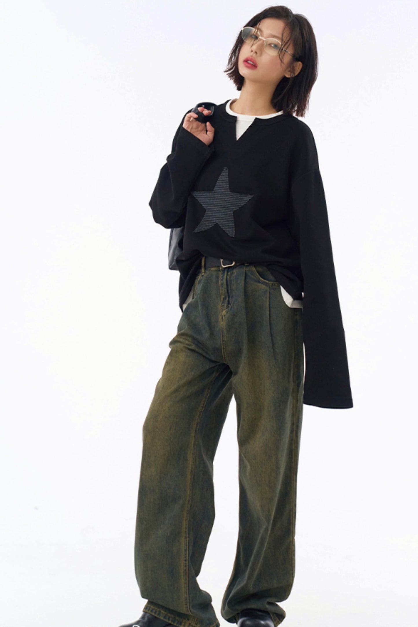 Star Fit Tops Gravity Loose