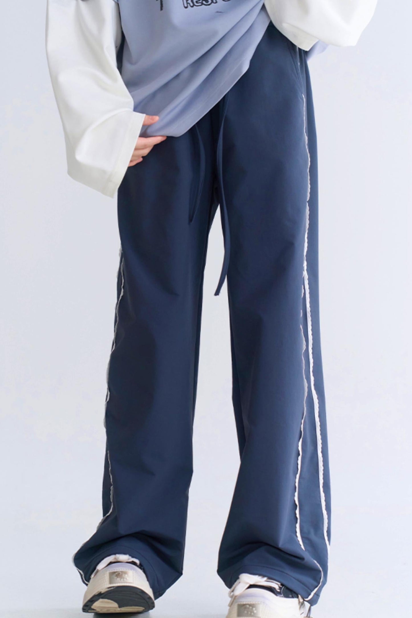 lace style Sporty casual pants