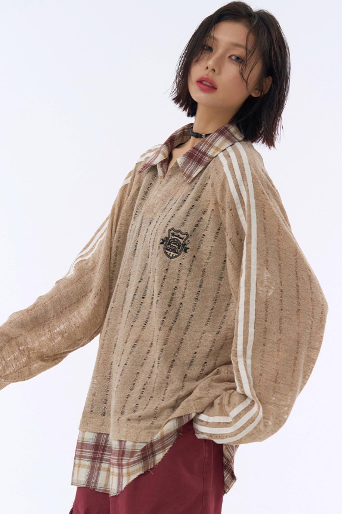 Plaid Sweatshirt