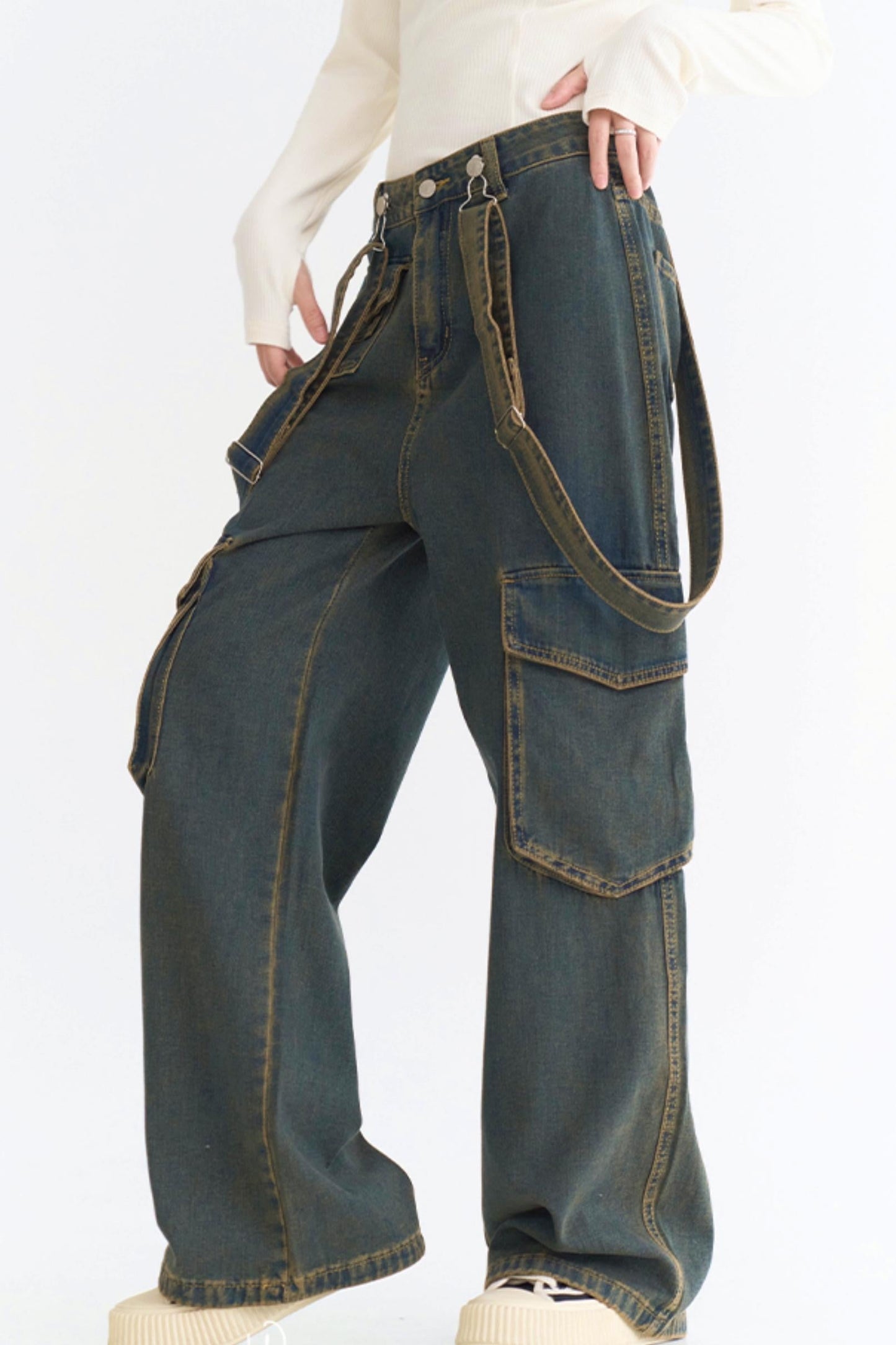 jeans pocket leg Gravity wide