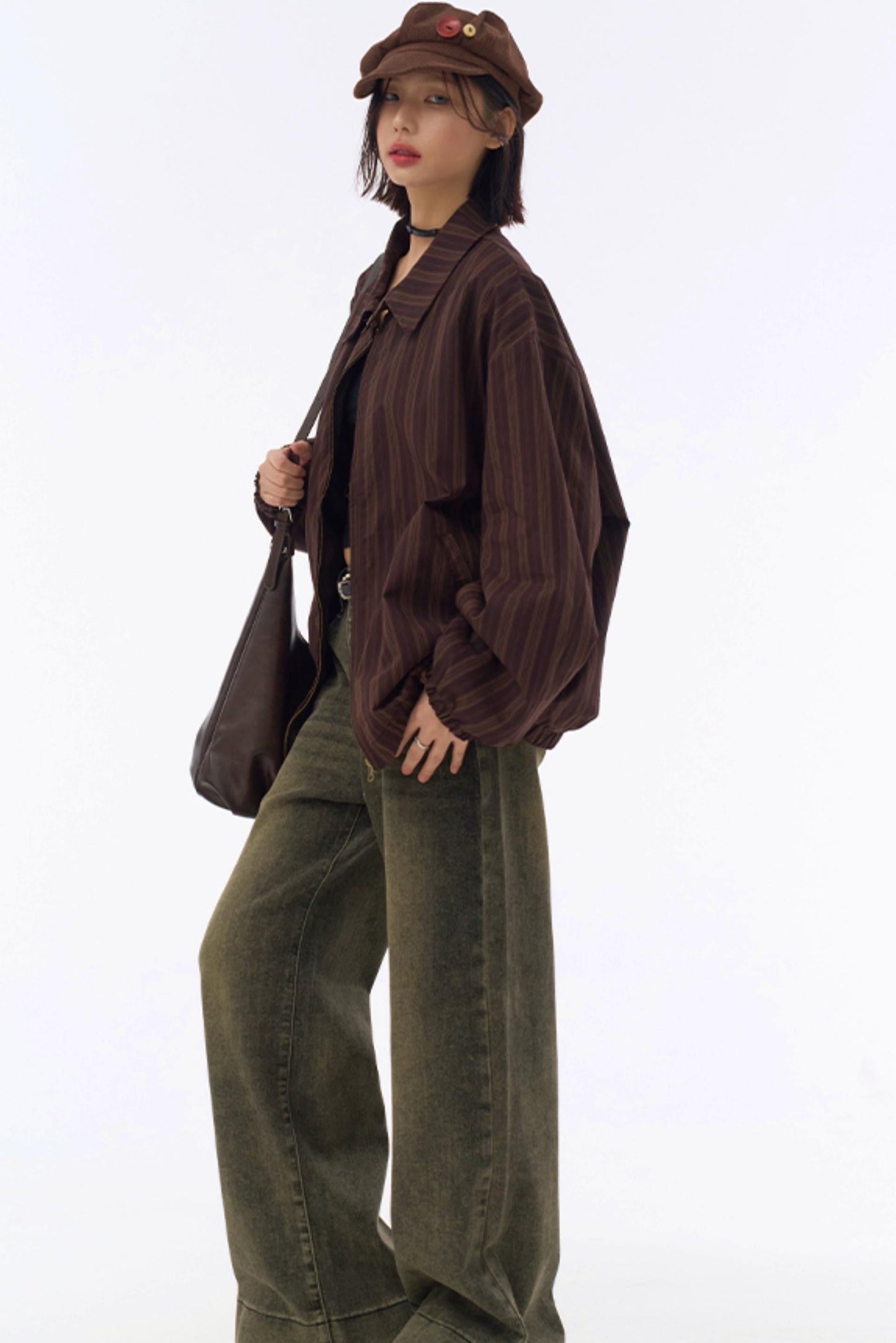 Jacke gestreift Vintage