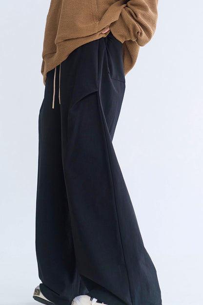 Minimalist casual pants wide-leg