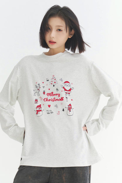 T-Shirt mit Urlaubsdruck