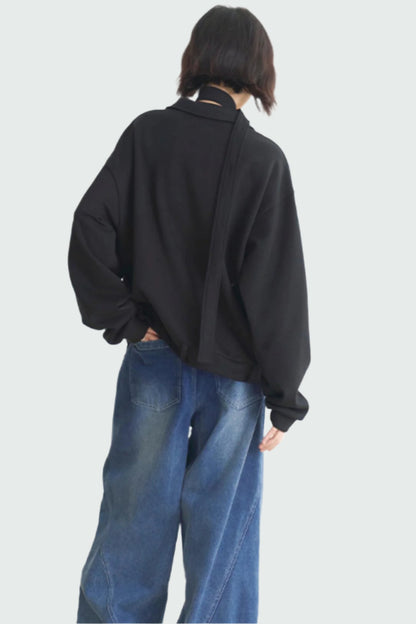 Museum Casual V-Neck Women's 2025 Collection Spring Gravity Pullover