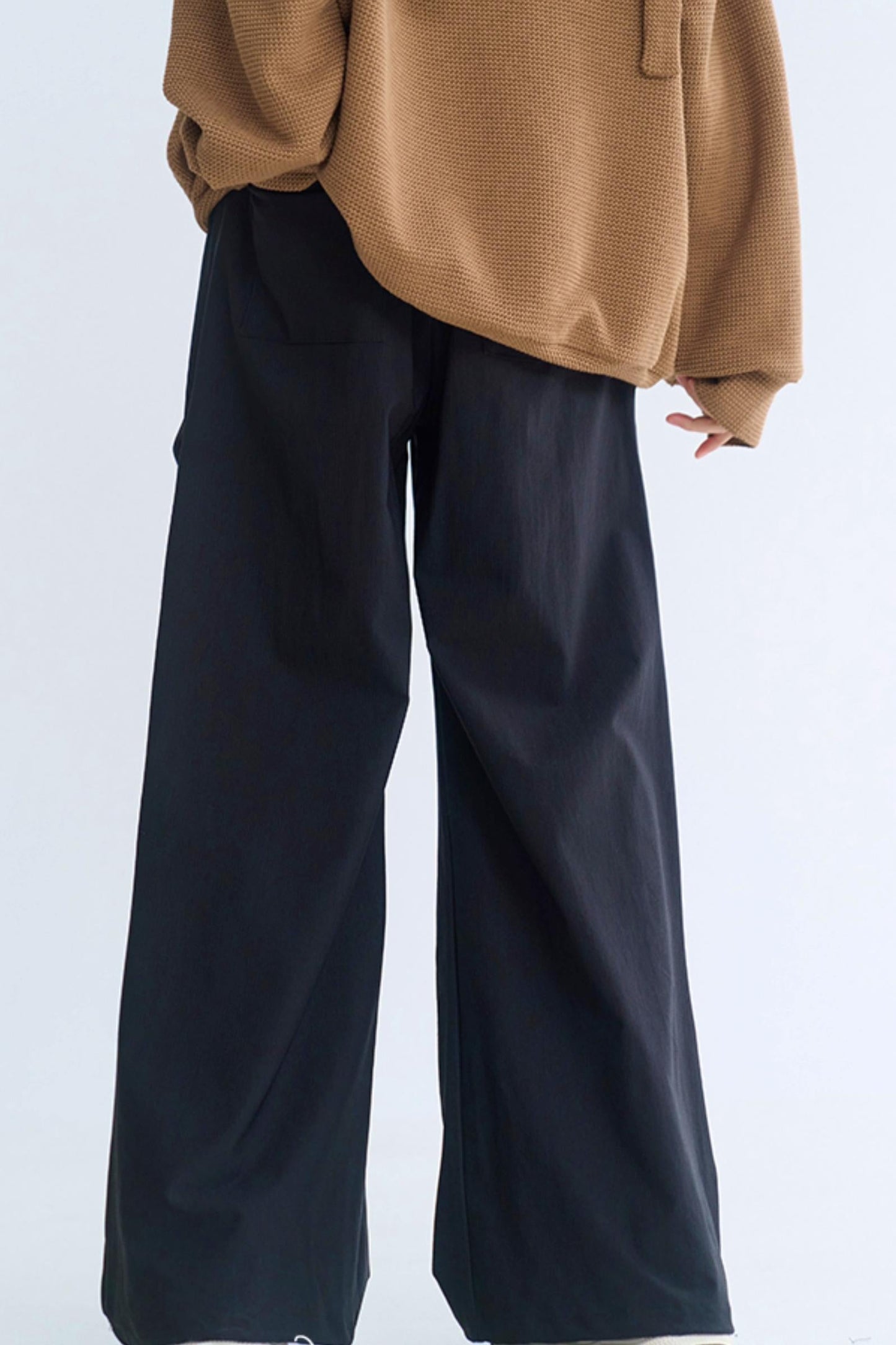 Minimalist casual pants wide-leg