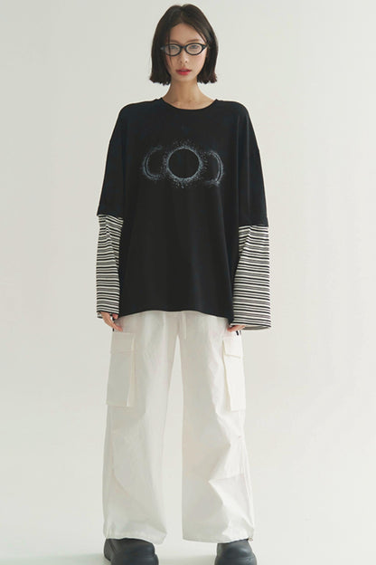 Loose-fit multi-pocket pants