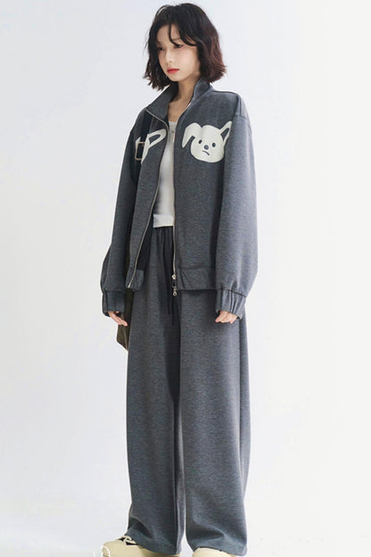 casual pants jacket Multi-piece and set-up