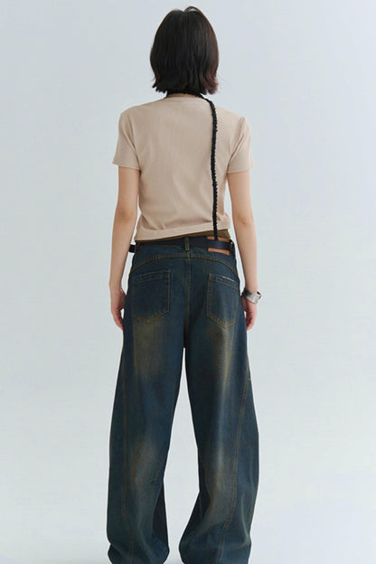 cotton T-shirt slim-fit Stretch
