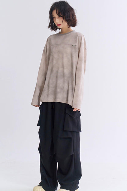 Long Fit Sleeve Loose T-Shirt