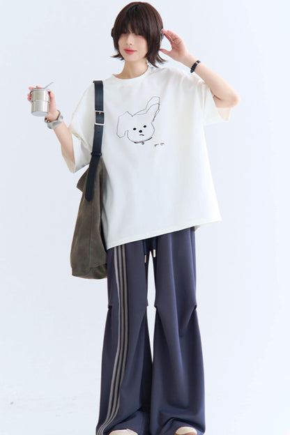 Crash Leg Pants Wide Color
