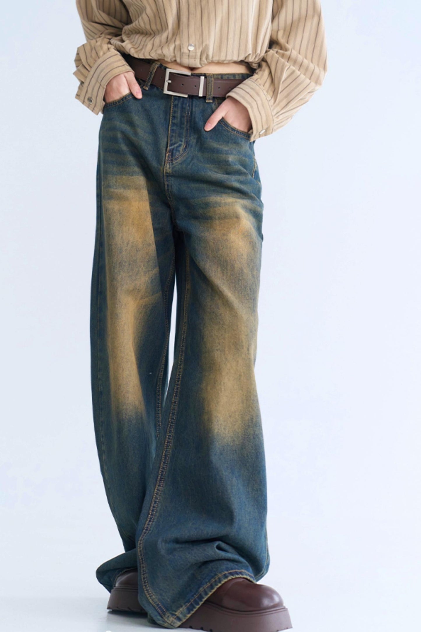Relaxed Jeans Washed Fit