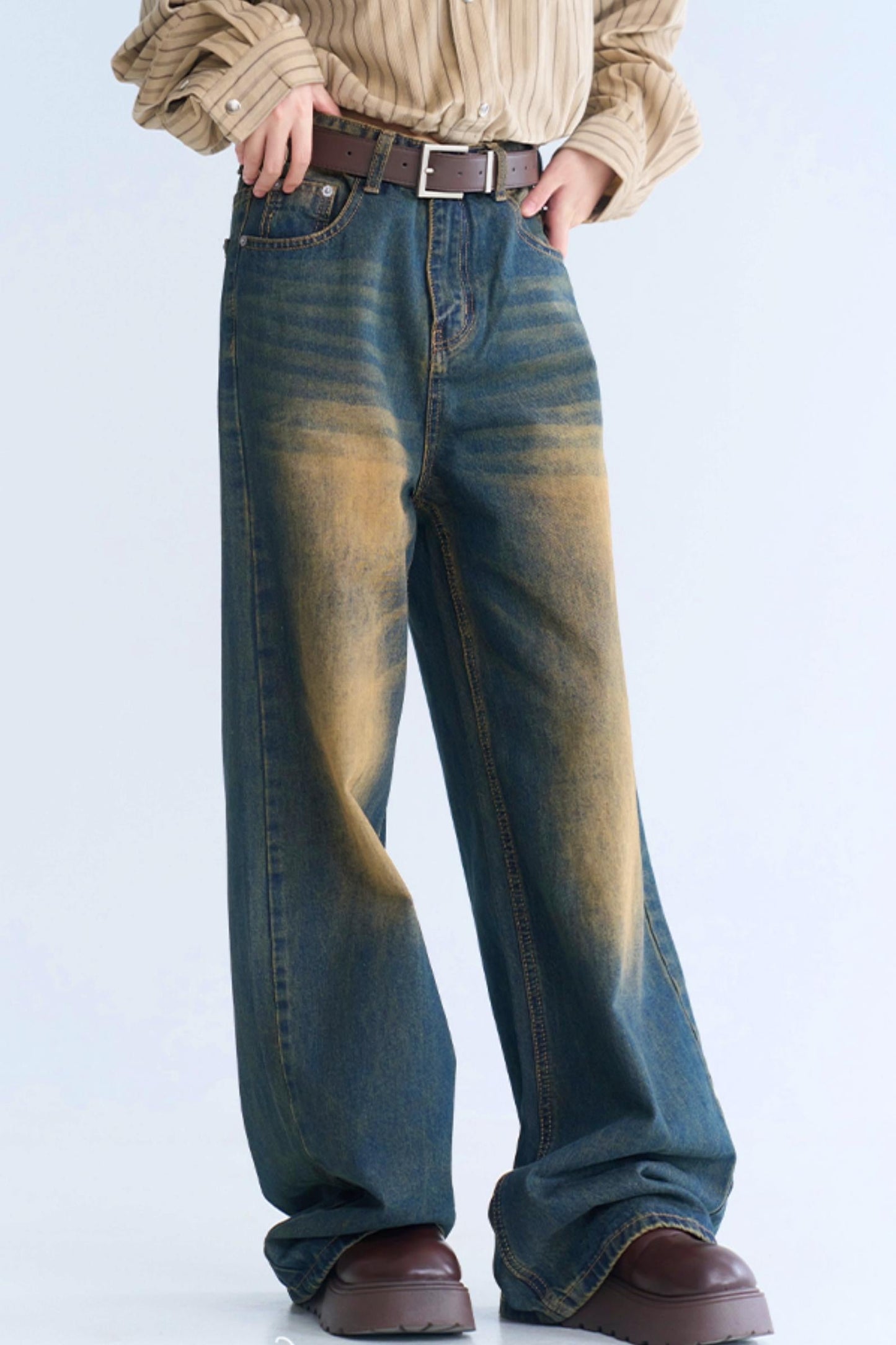 Relaxed Jeans Washed Fit