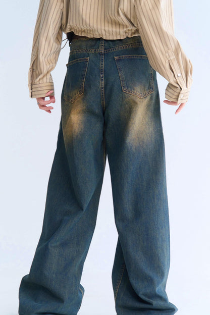 Relaxed Jeans Washed Fit
