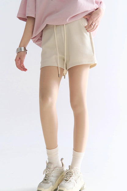 high-waisted shorts