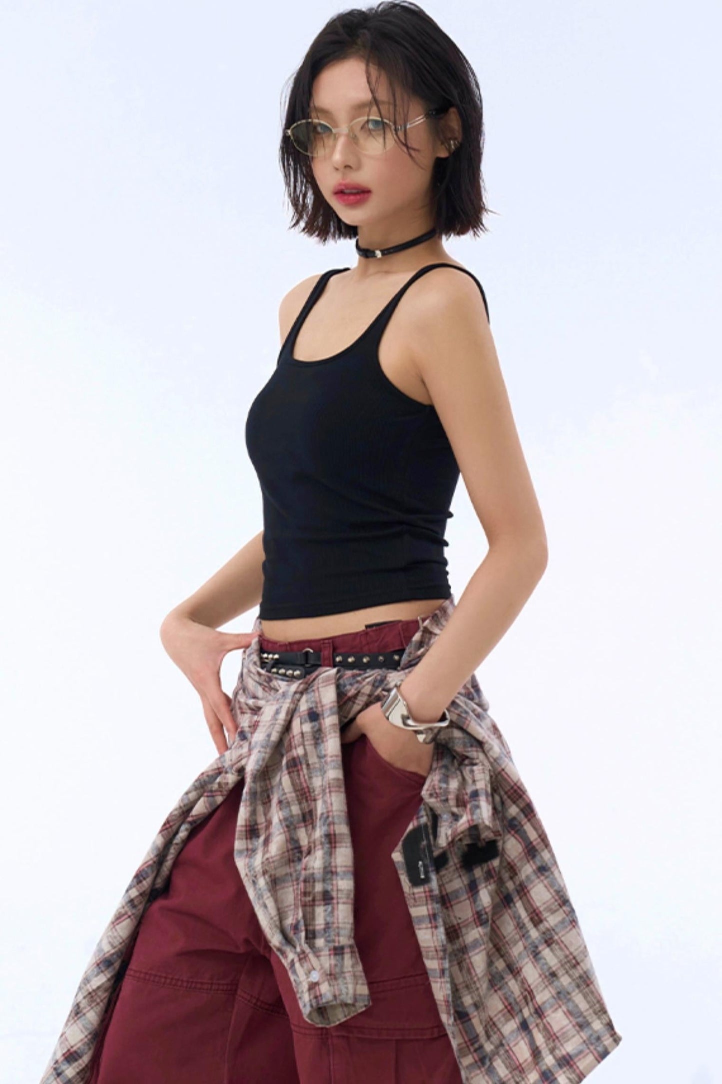 Top Tank Slim-cut Stretch